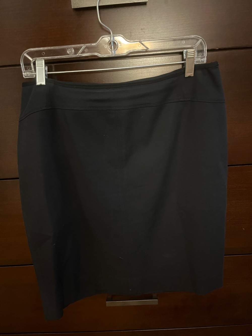 Ann Taylor Navy Blue Pencil Skirt
